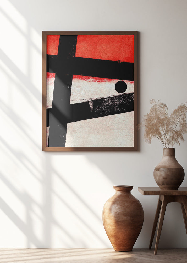 Bold Black Brushstrokes