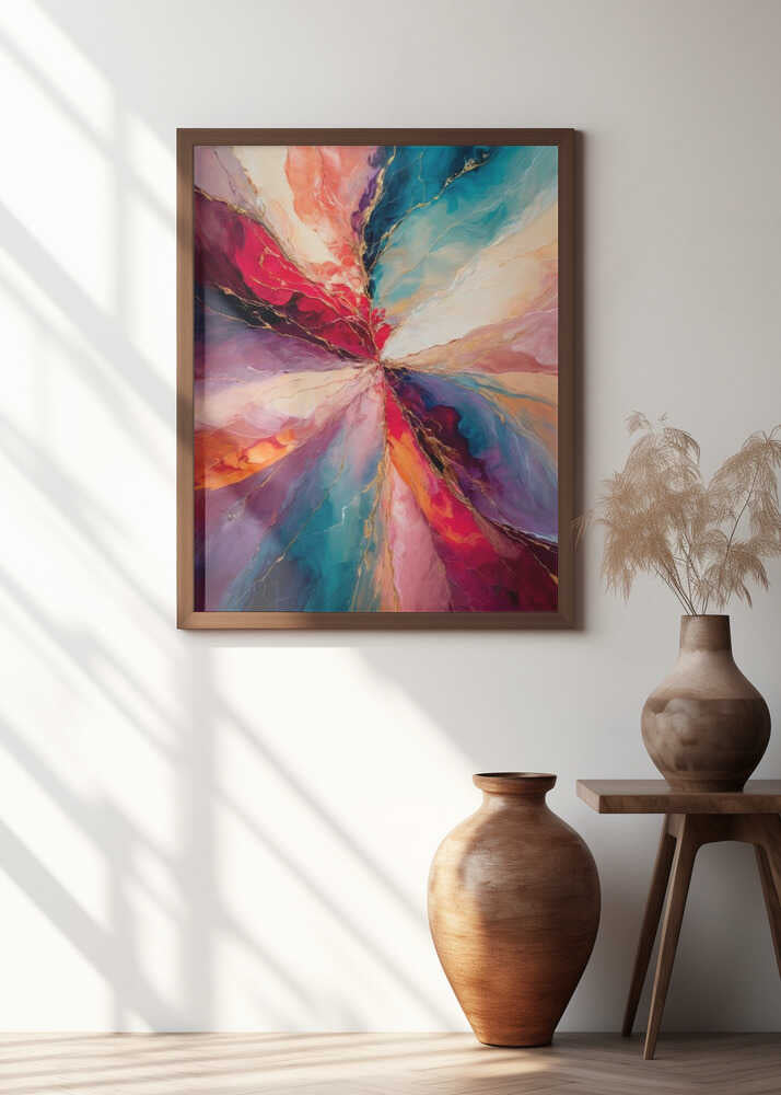 Brushstrokes Create Dynamic Movement