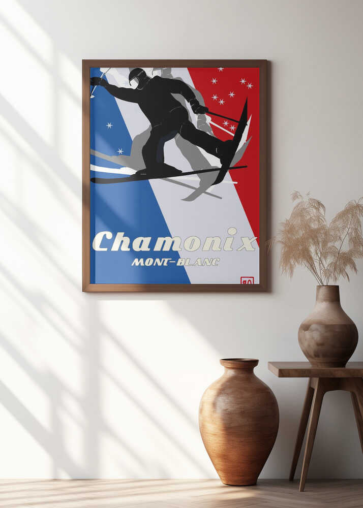 Winter Tourism: Vintage Mont Blanc Camonix