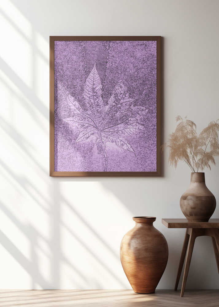 Purple Leaf Imprint