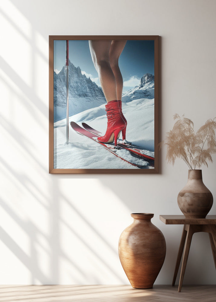 Ski Glamour High Heels