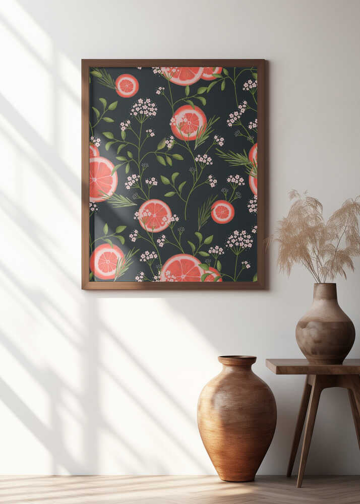 Elderflowers and Oranges Black 2