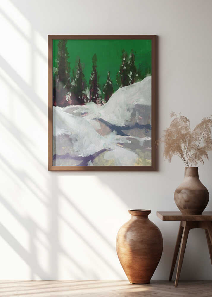 Winter Scene In the Forest 2