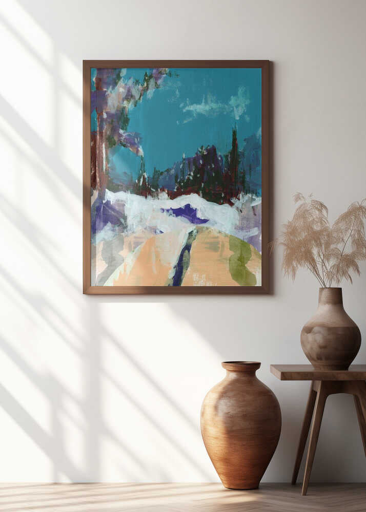 Winter Scene In the Forest 1