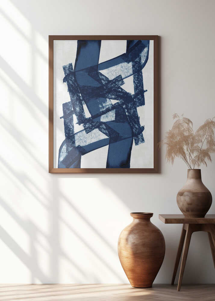 Abstract Blue Structure 1