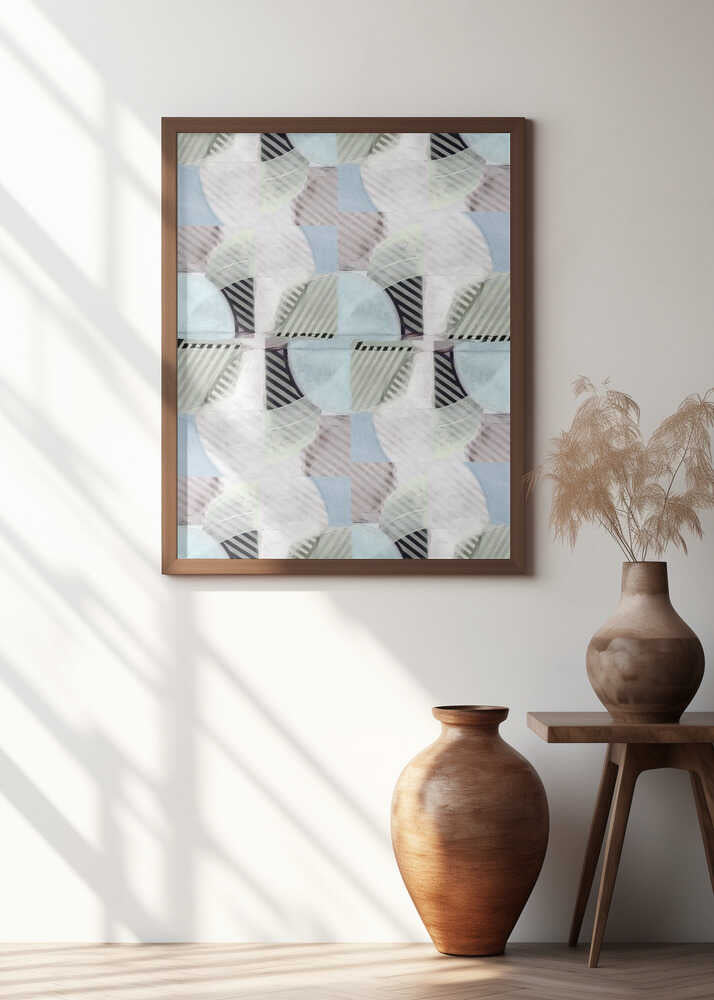 Abstract Misty Stripes 3