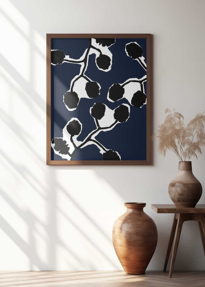 Black Floral Silhouette 2