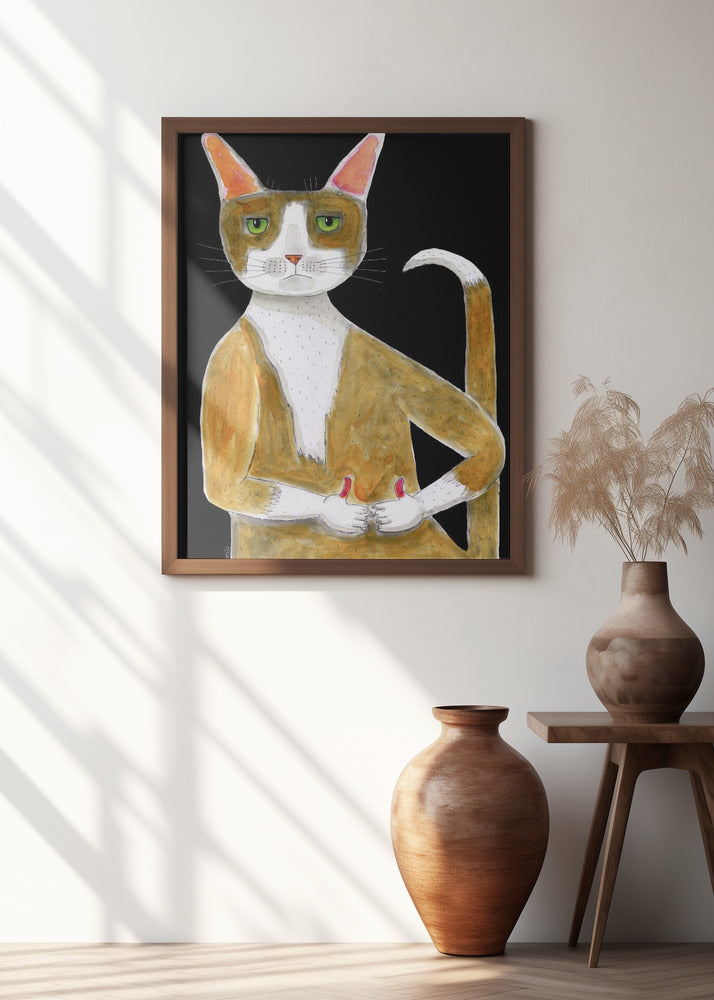 All Ok cat, thumbs up.