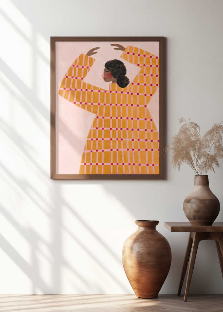 The Woman With the Checked Dress