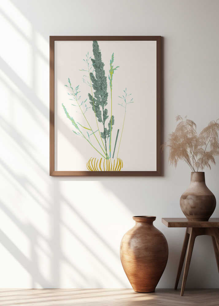 Plant based happyness Grasses 2 still life