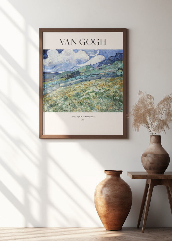 Landscape From Saint Rémy (1889)