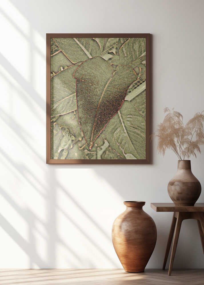 Textured Leaf Tapestry