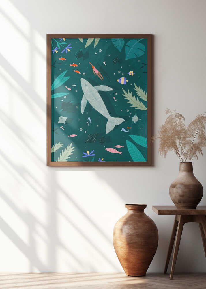 Swimming with a Whale