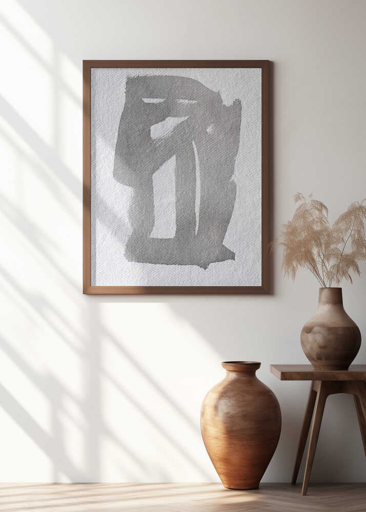 Monochrome Brushstroke