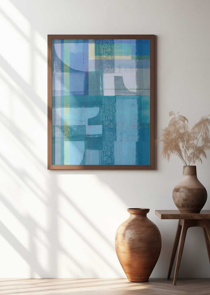 Abstract Shades of Blue and Neutral 4jpg