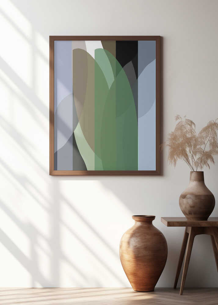 Abstract Shapes Art Print No 3