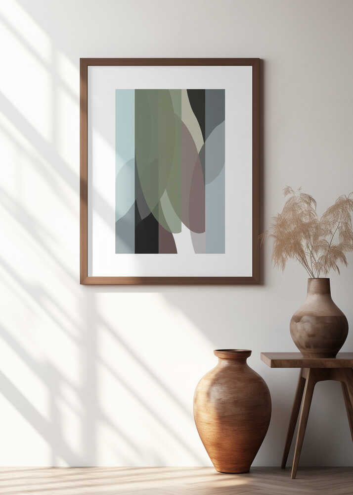 Abstract Shapes Art Print No 4