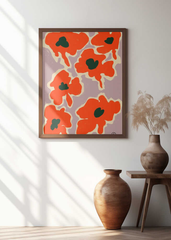Vibrant Poppy Flowers