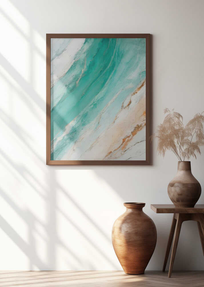 Ocean Waves Or Marble Patterns