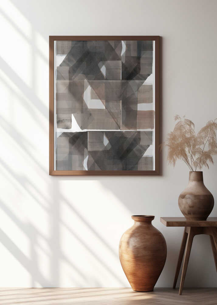 Abstract Dark Hammered 1