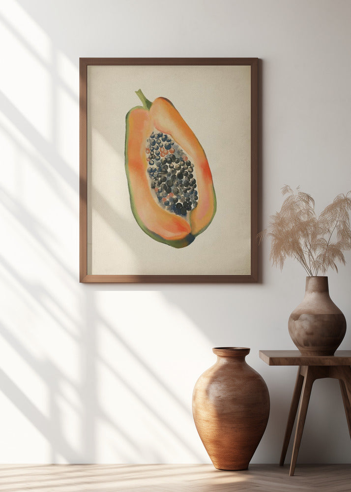 Vintage fruit- Papaya