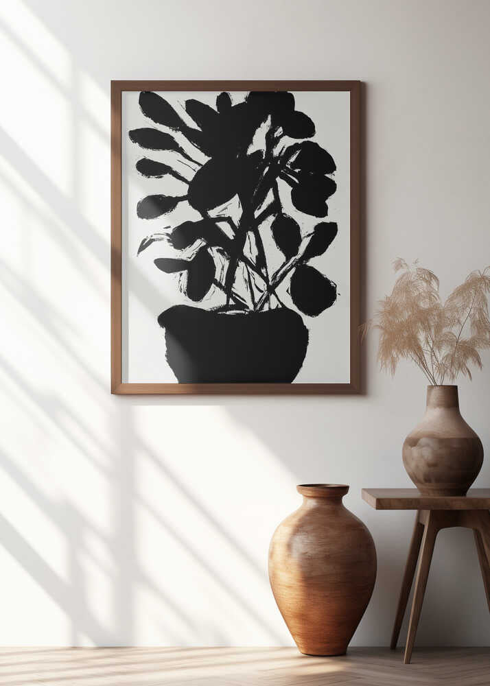 Potted Plant Silhouette No1