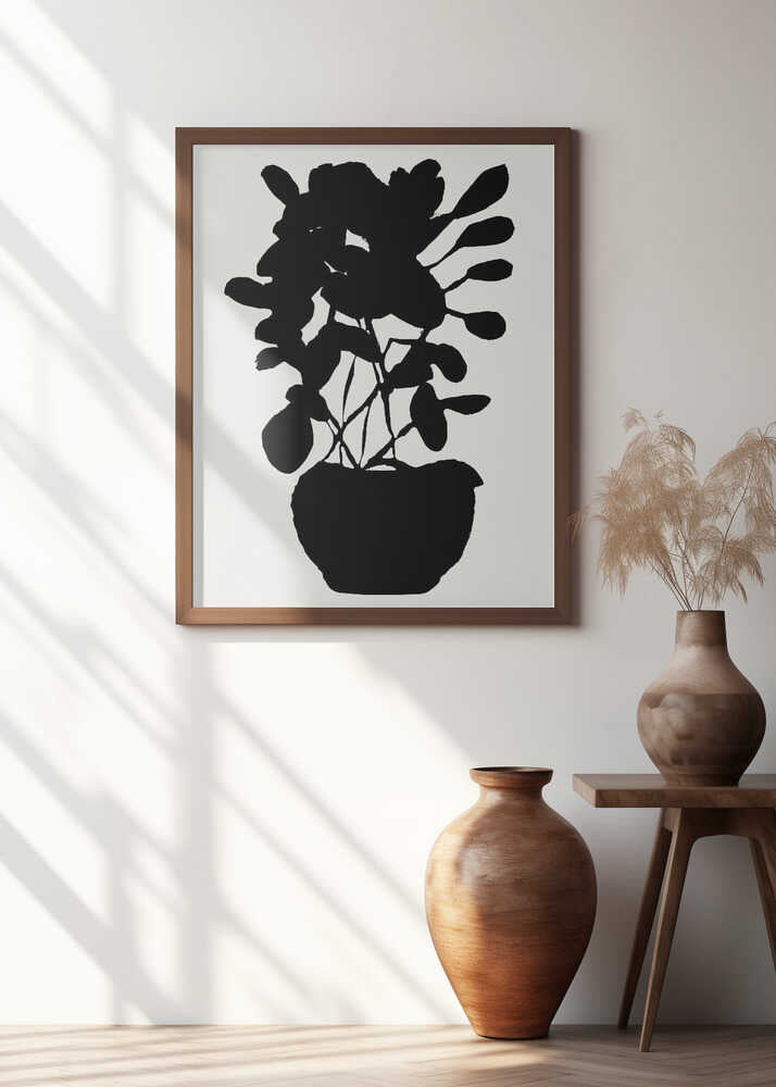 Potted Plant Silhouette No3
