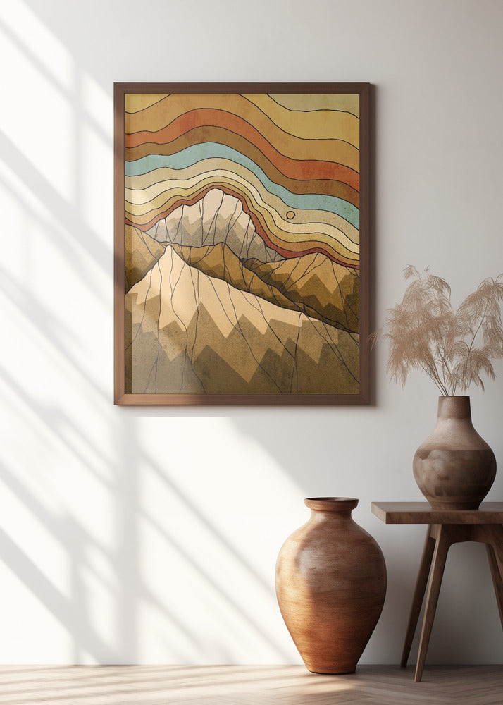 Copper rocks and hills