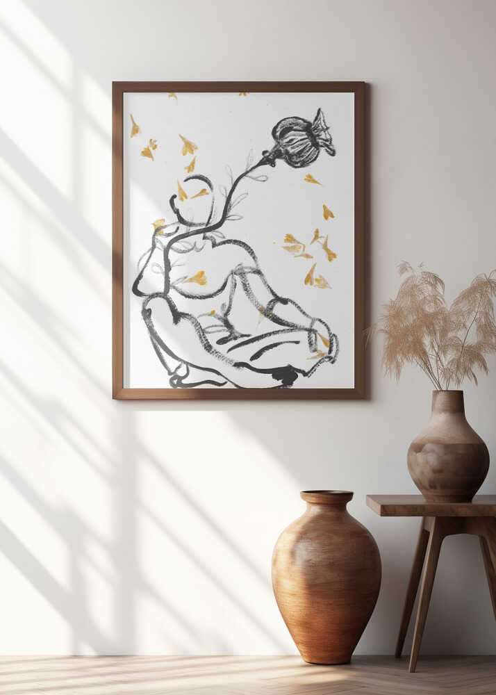 Floral Contemplation