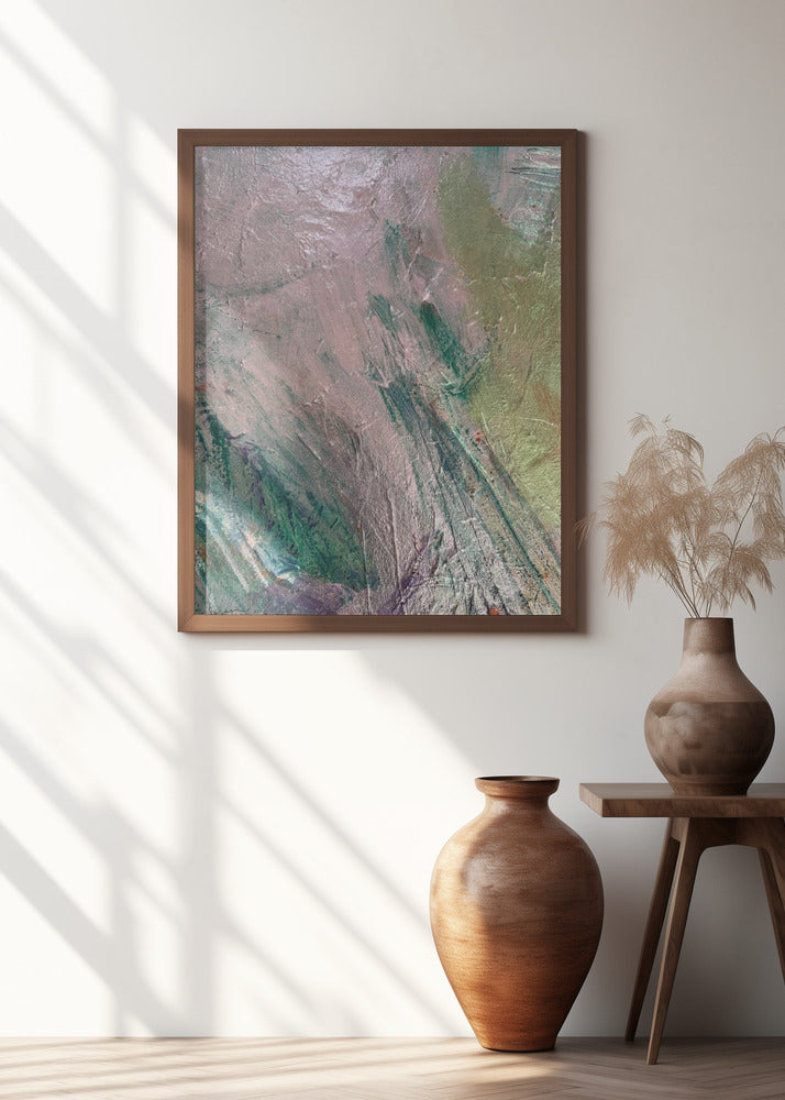 Mystic Pink Brushstrokes