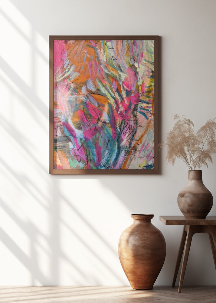 Pink abstract petals