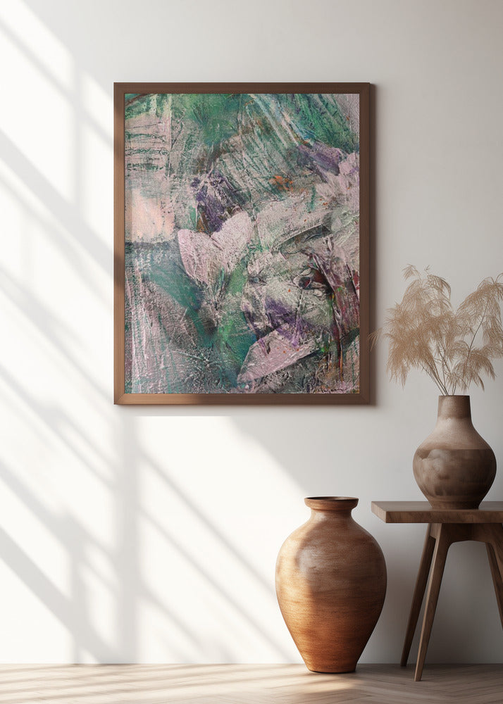 Textured Green Geode