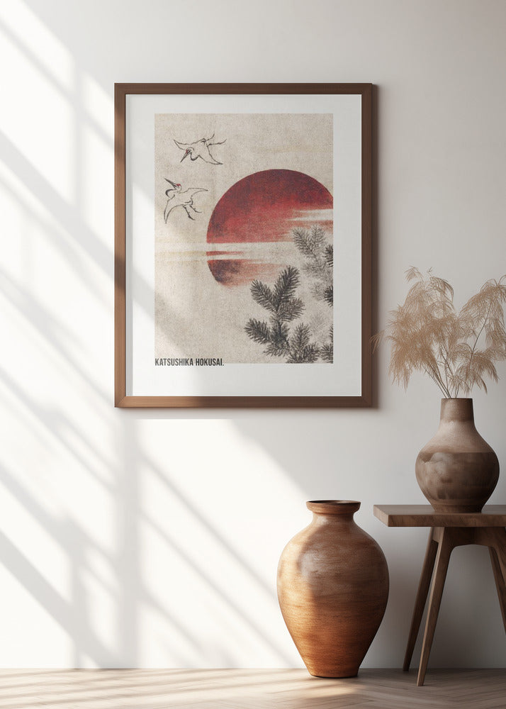 Birds and Sunset, From Album of Sketches (1814)