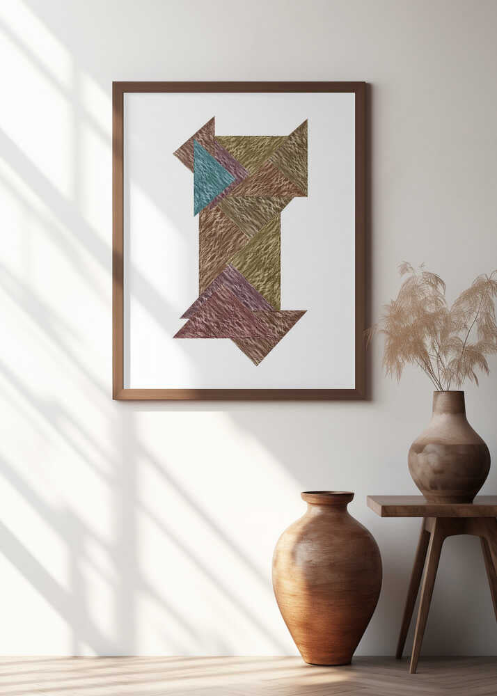 Mocha Textural Abstract 3