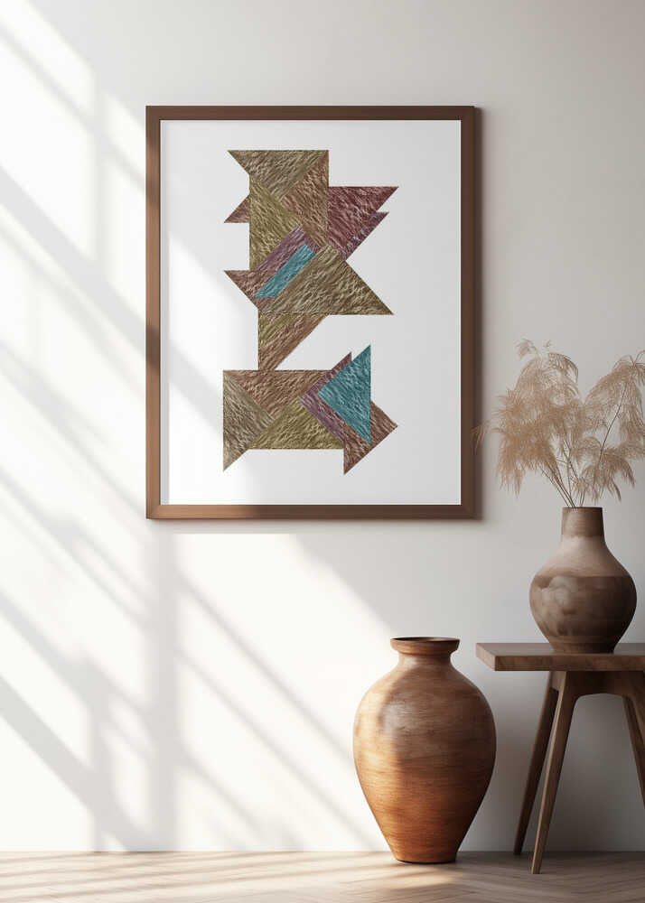 Mocha Textural Abstract 2