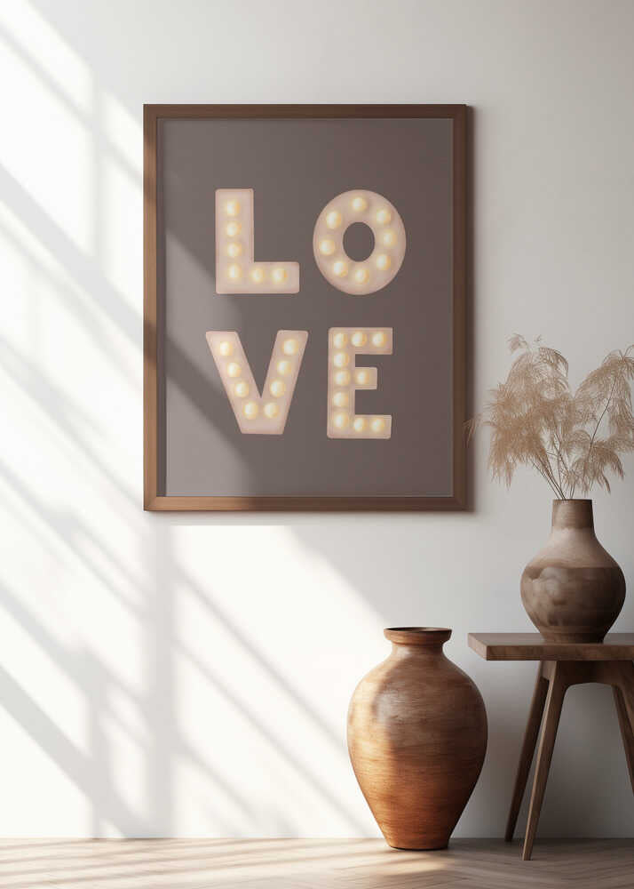 Love Lightletters Coffee Quartz