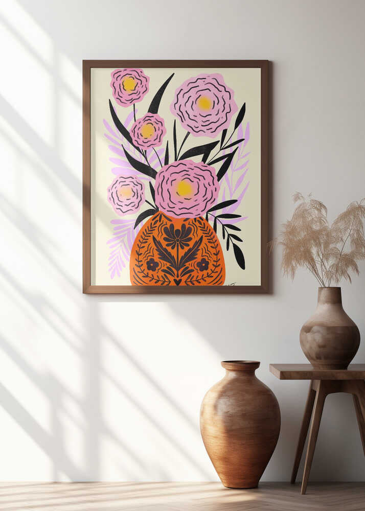 Pink Maxi Flower Vase