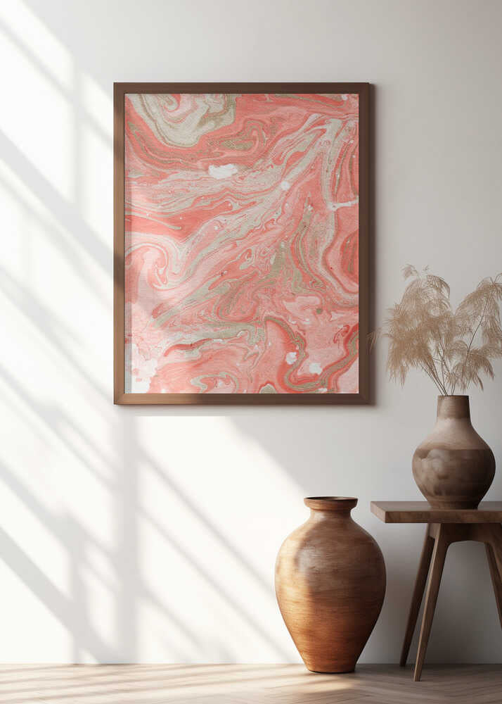 Coral Marble Dream