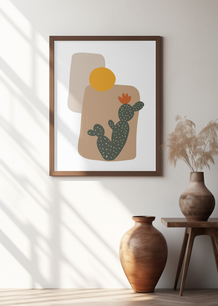 Sunlit Cactus Dream
