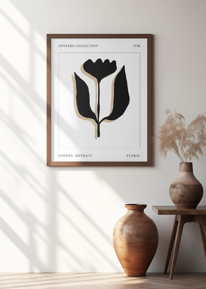 Bold Floral Silhouette