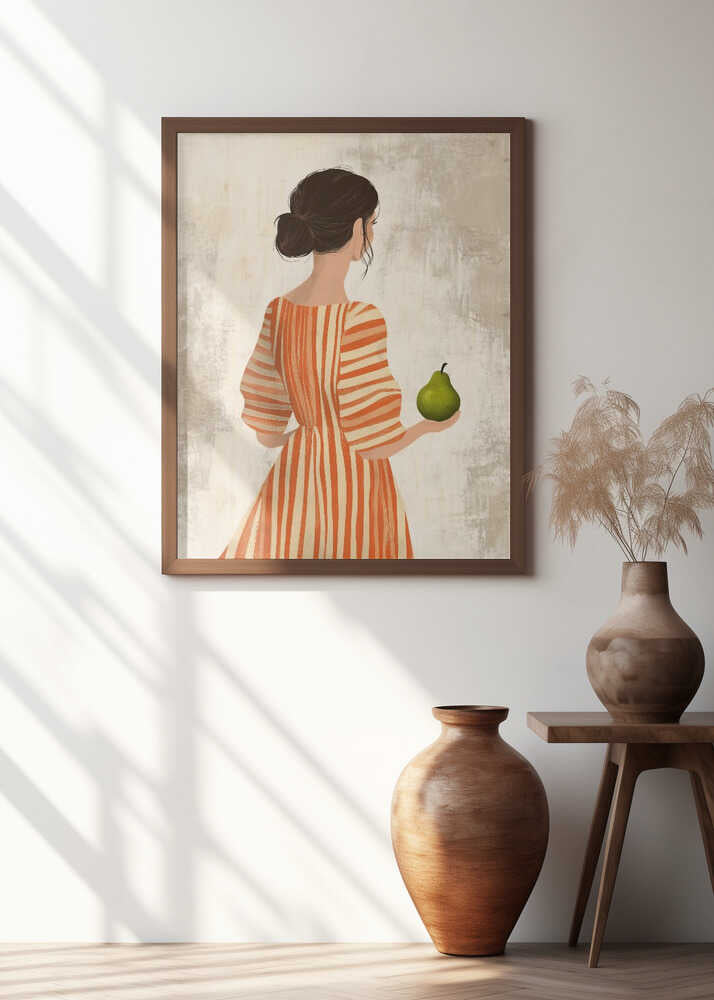 Woman in orange Woman in orange