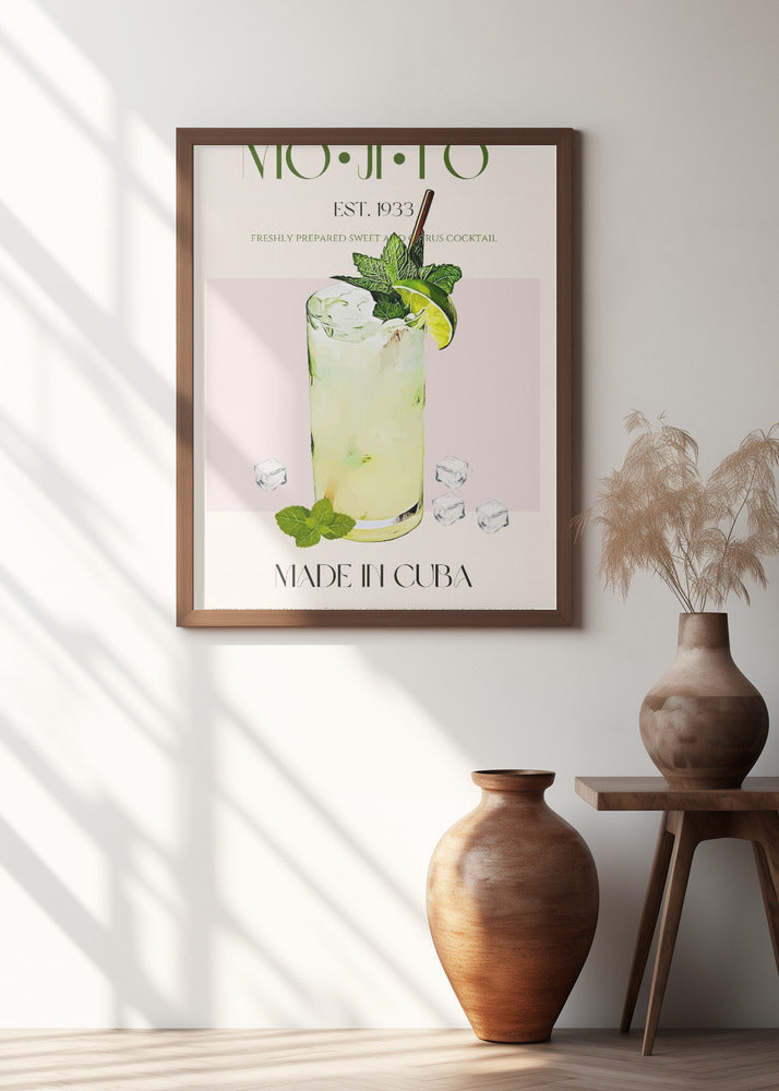Mojito Print Cocktail