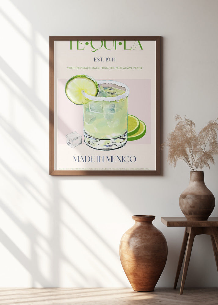 Tequila Drink With Lime And Ice