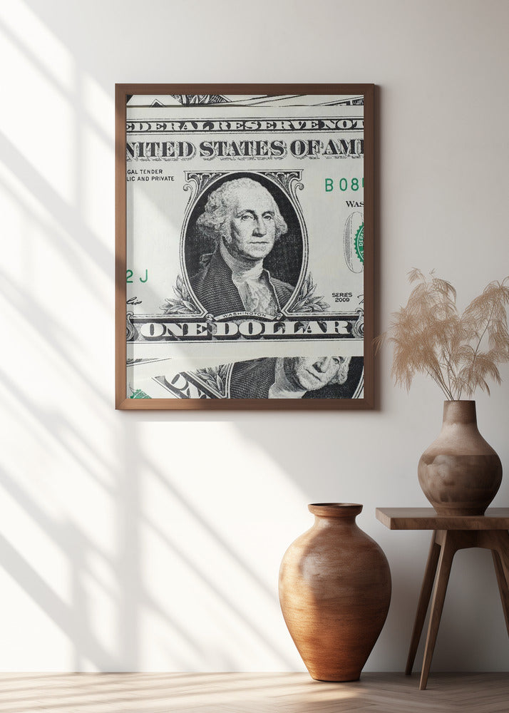 Dollar Bill Greenback Portrait