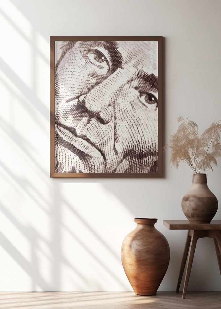 Dollar Bil Eyes Portrtait