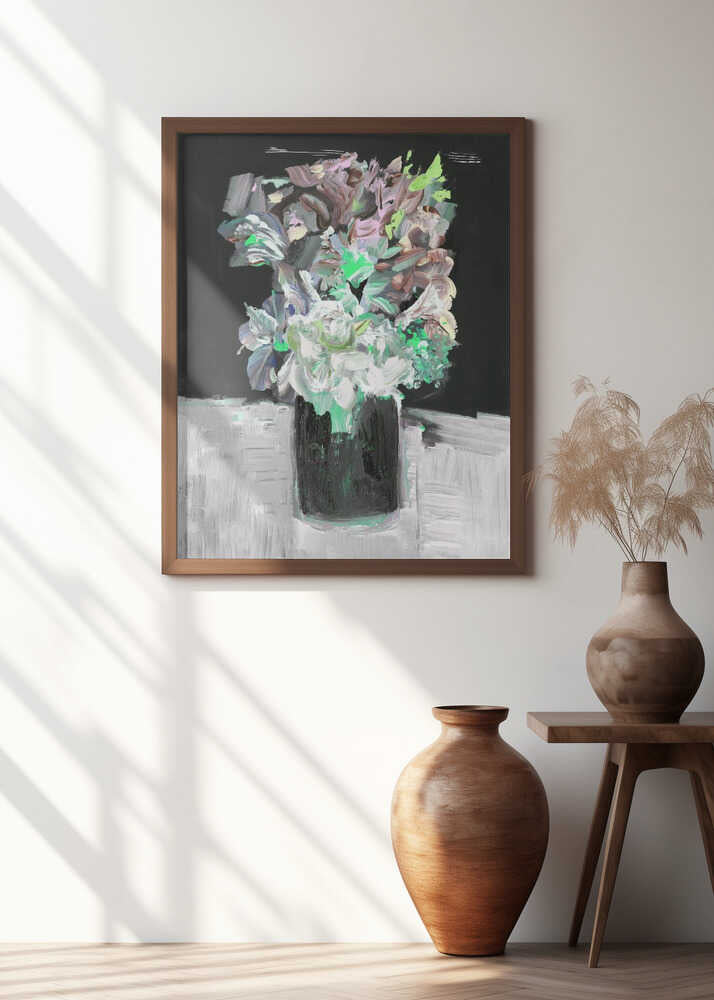 Colorful Flower with Vase