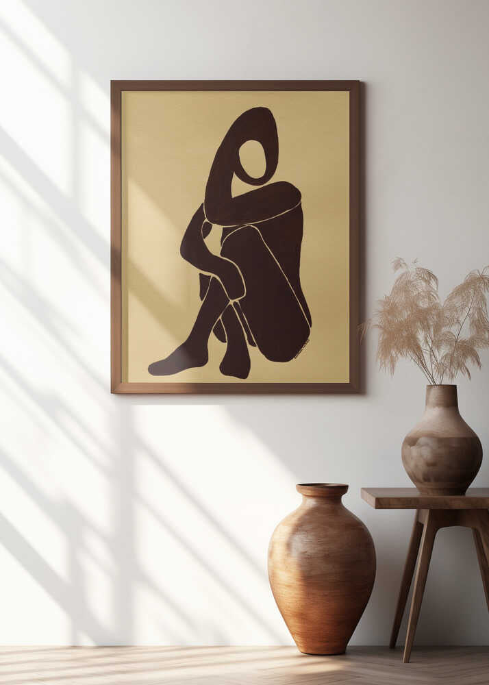 Contemplative Figure