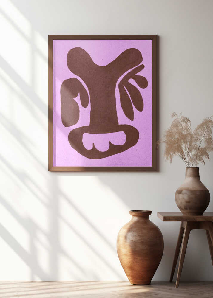 Abstract Joyful Face