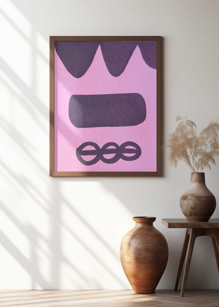 Pink Geometric Forms