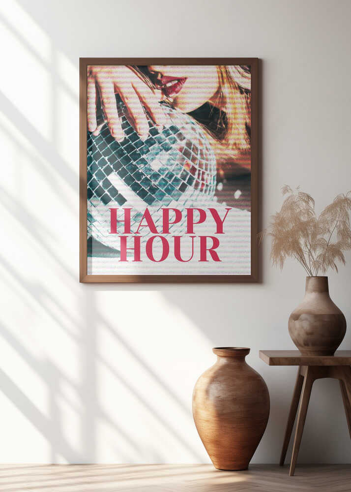 Woman with a Disco Ball